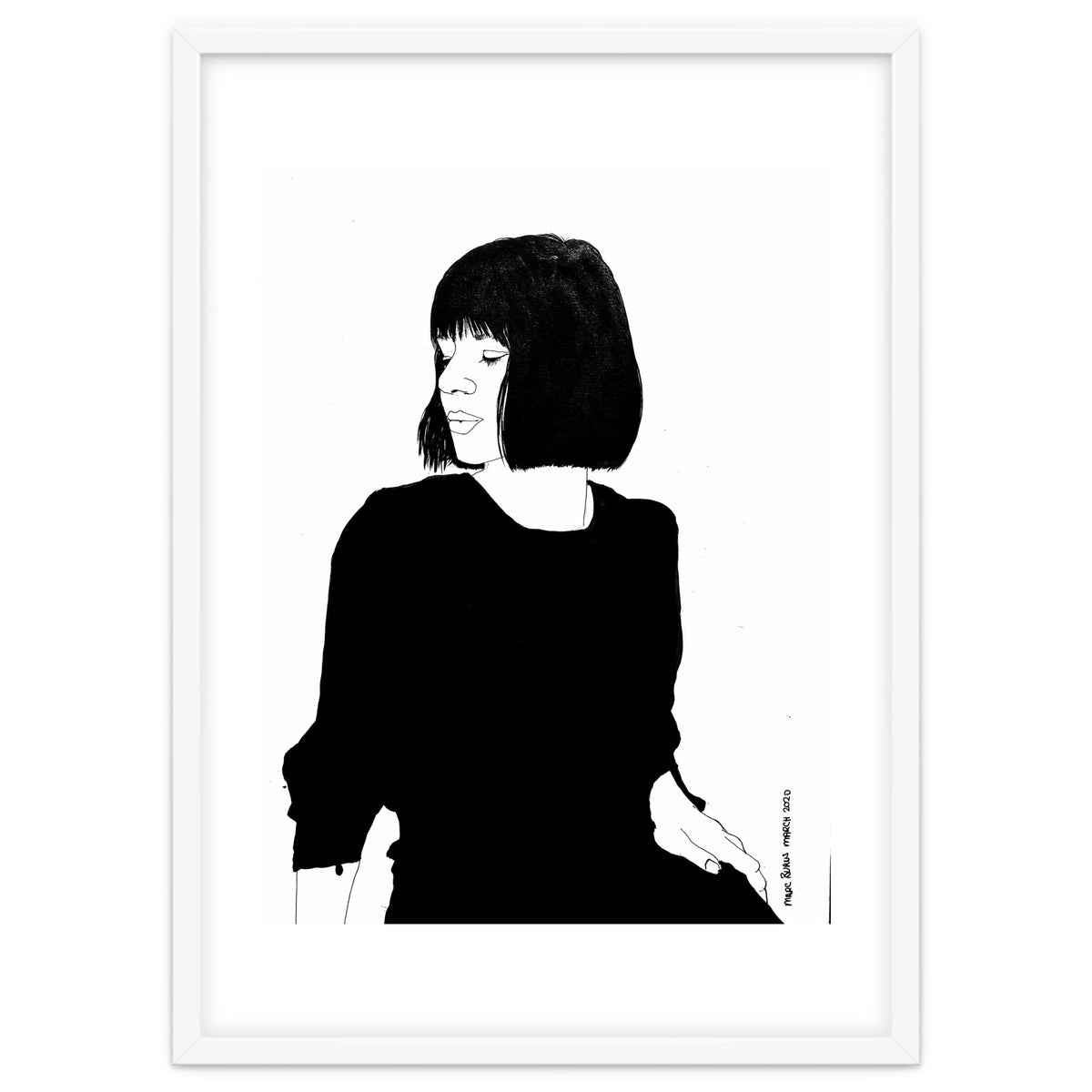 Untitled 84 - Woman in black