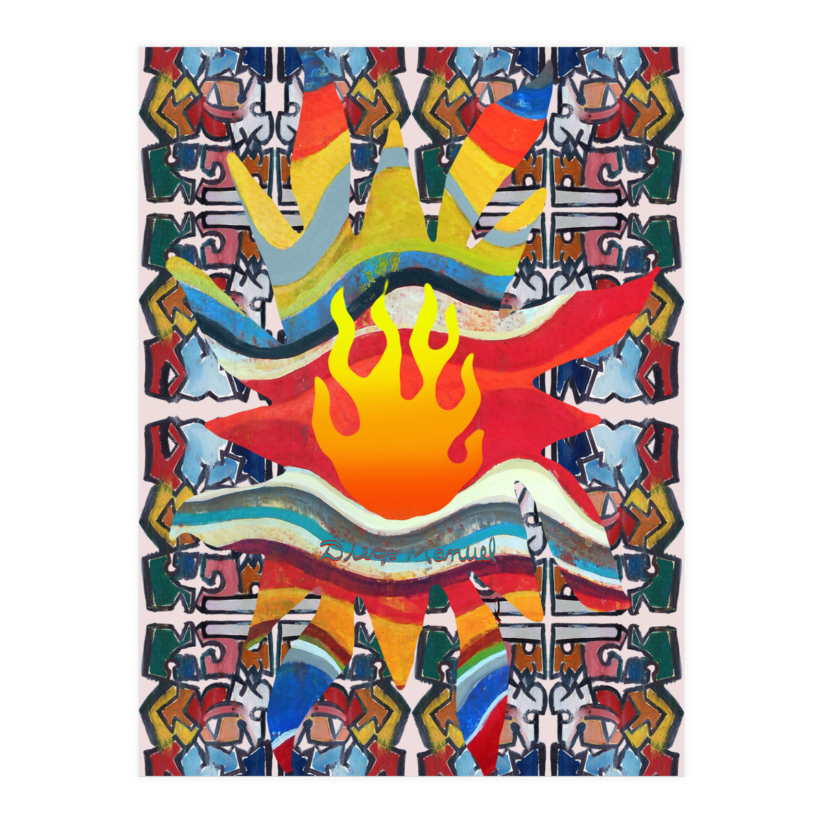 Fuego Y Graffiti 47 (Print Only)