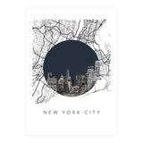 New York City Streets Collage (Print Only) thumbnail
