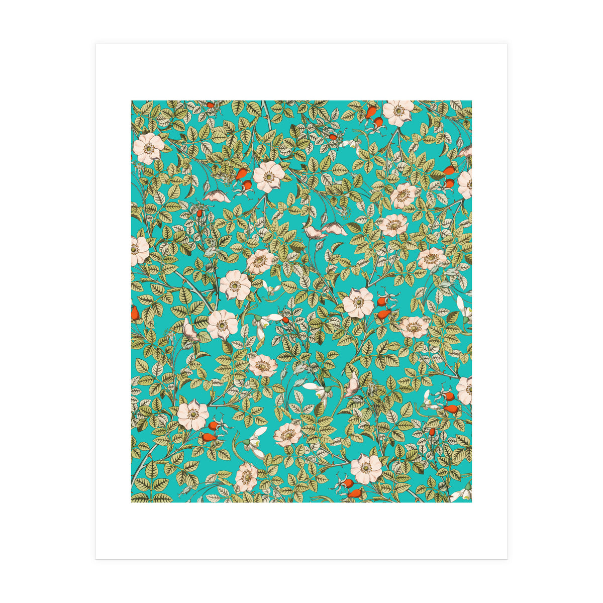 Teal Botanical (Print Only)