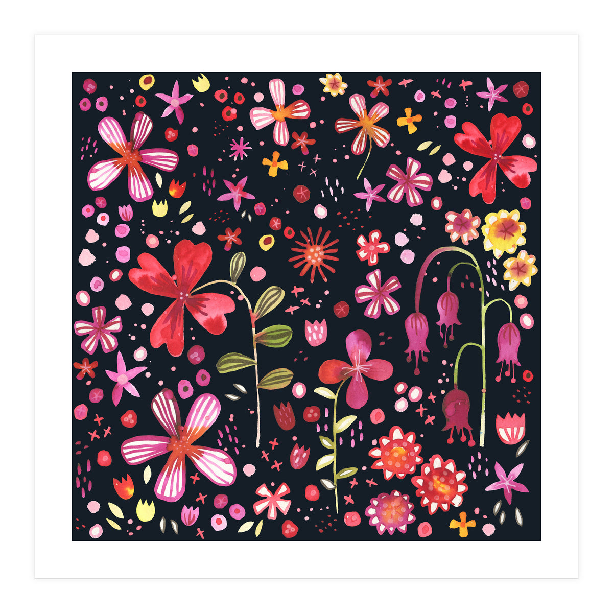 Overgrown Garden Dark (Print Only)