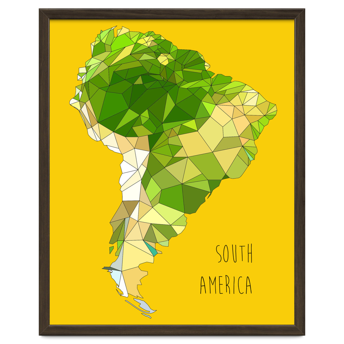 SOUTH AMERICA – Yellow