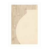 Cream tone vase silhouette (Print Only) thumbnail