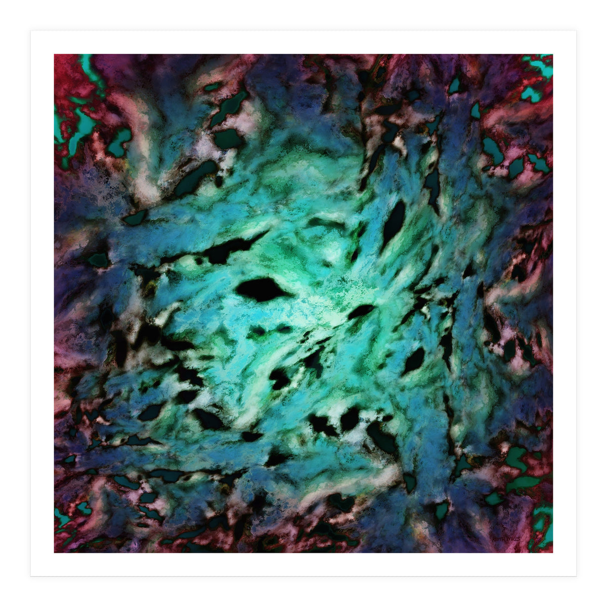 Smash Smash Turquoise (Print Only)