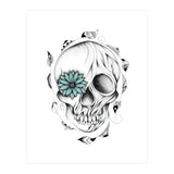 Poetic Wooden Skull (Print Only) thumbnail