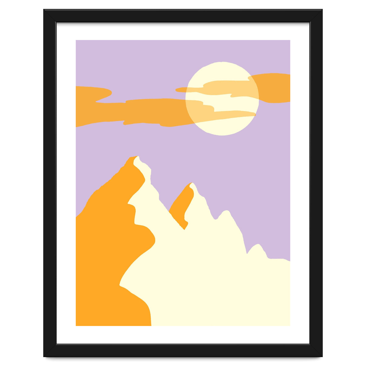 Pastel Minimal Landscape