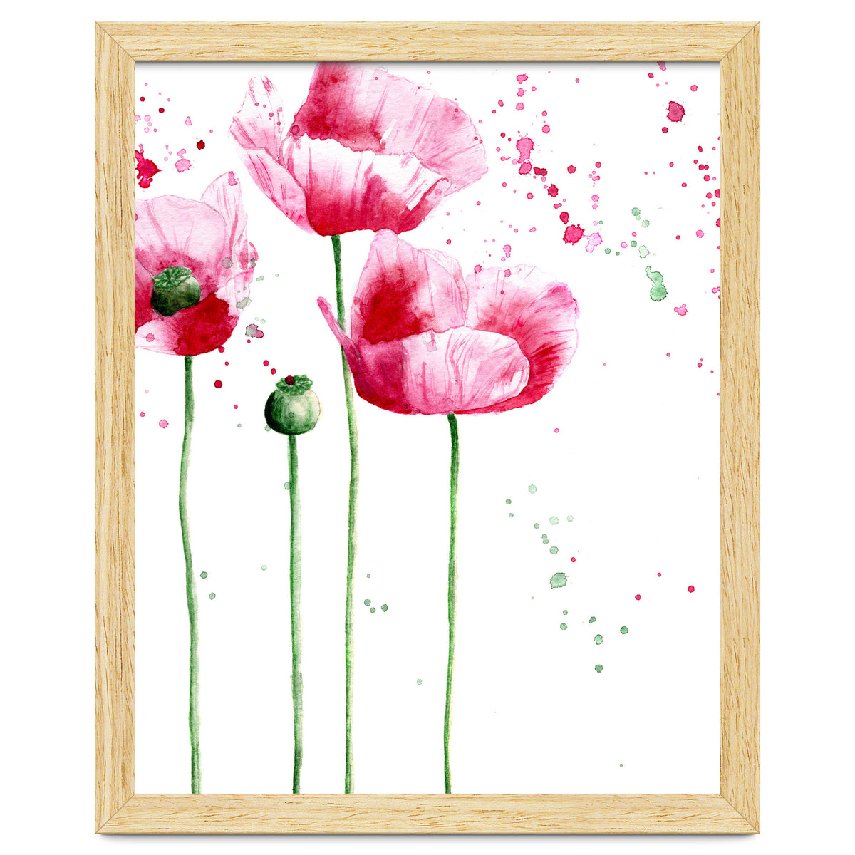 Poppies || watercolor