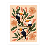 Toucans in the Hibiscus (Print Only) thumbnail