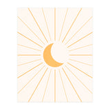 MOON IN LINES - GOLD (Print Only) thumbnail