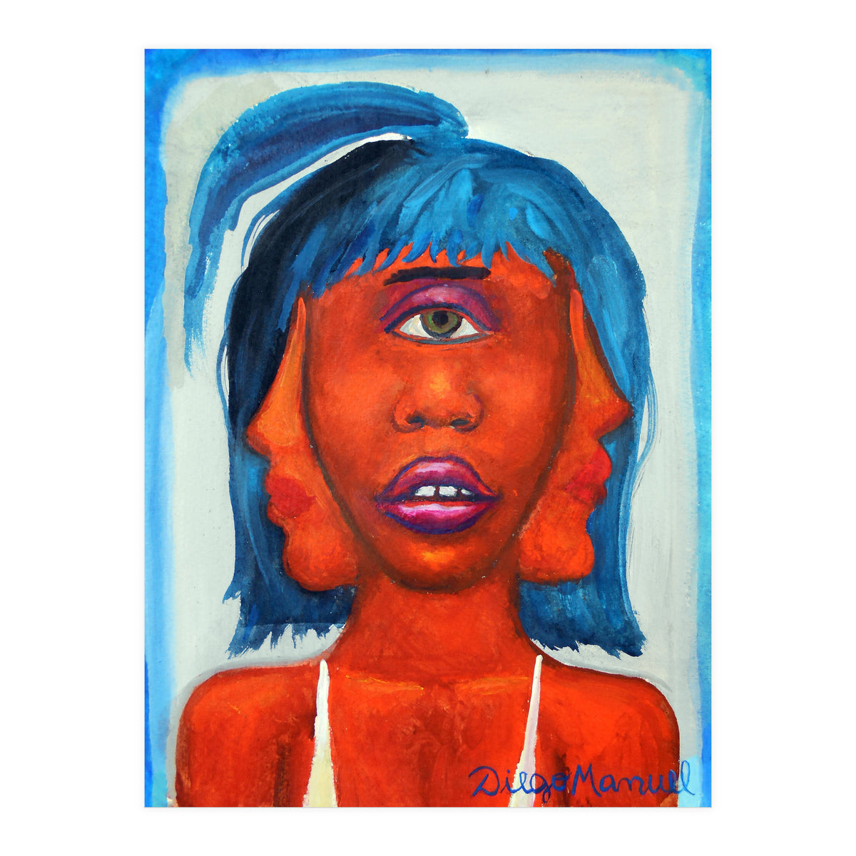 Cabeza De Mujer 8 (Print Only)