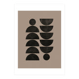 Mid-Century Modern No.30 - Woodblock Print (Print Only) thumbnail