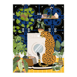Cheetah in Moroccan Style Laundry Room (Print Only) thumbnail