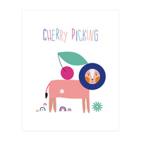 Kids Cherry Picking Rgb (Print Only)