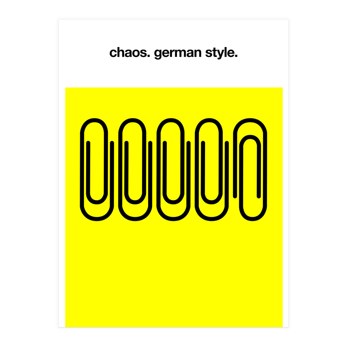 German Chaos (Print Only)