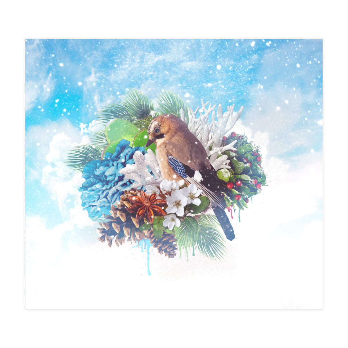 Floral Winter Magic (Print Only)