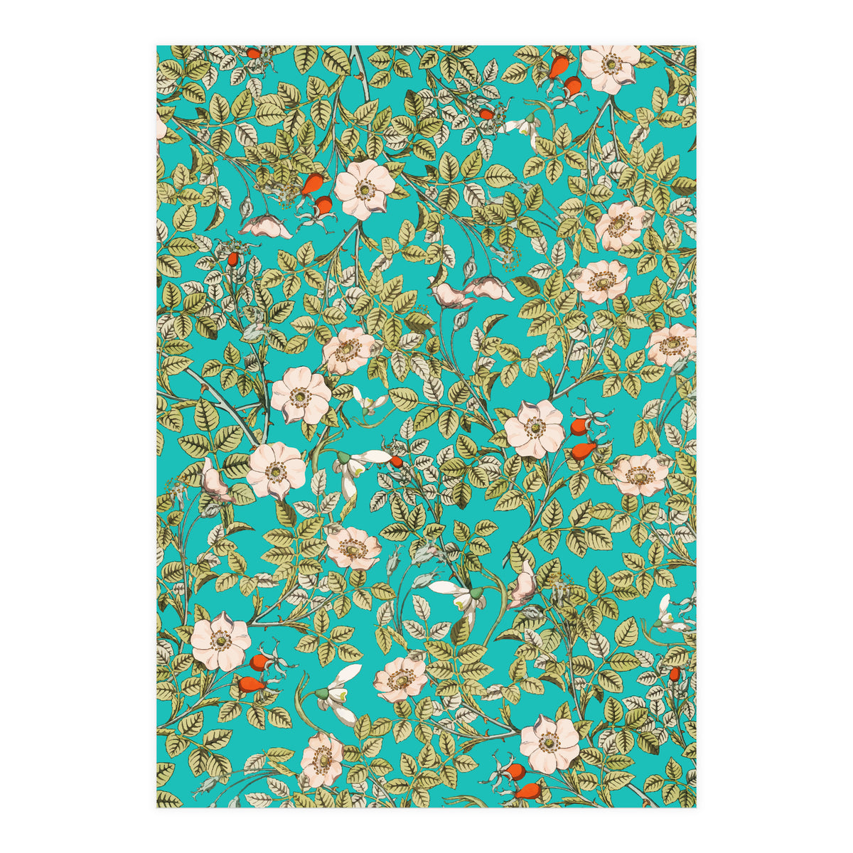 Teal Botanical (Print Only)