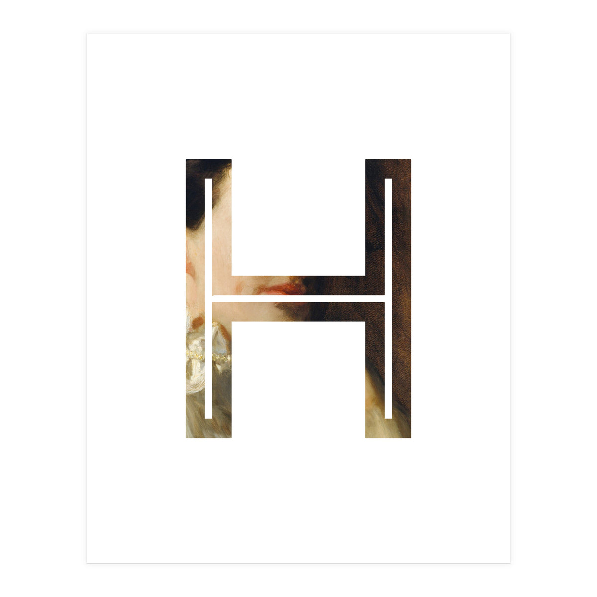 Letter H - (Impress) (Print Only)