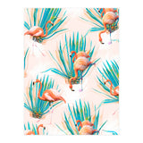 Anaglyph Flamingos with cactus (Print Only) thumbnail