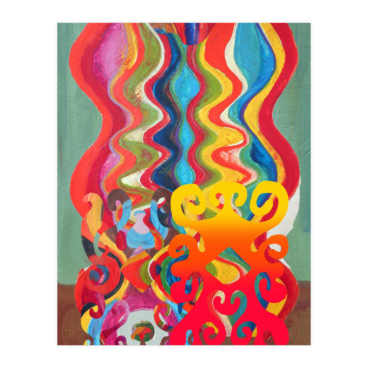 Pop Abstract Asimetrico A7 (Print Only)