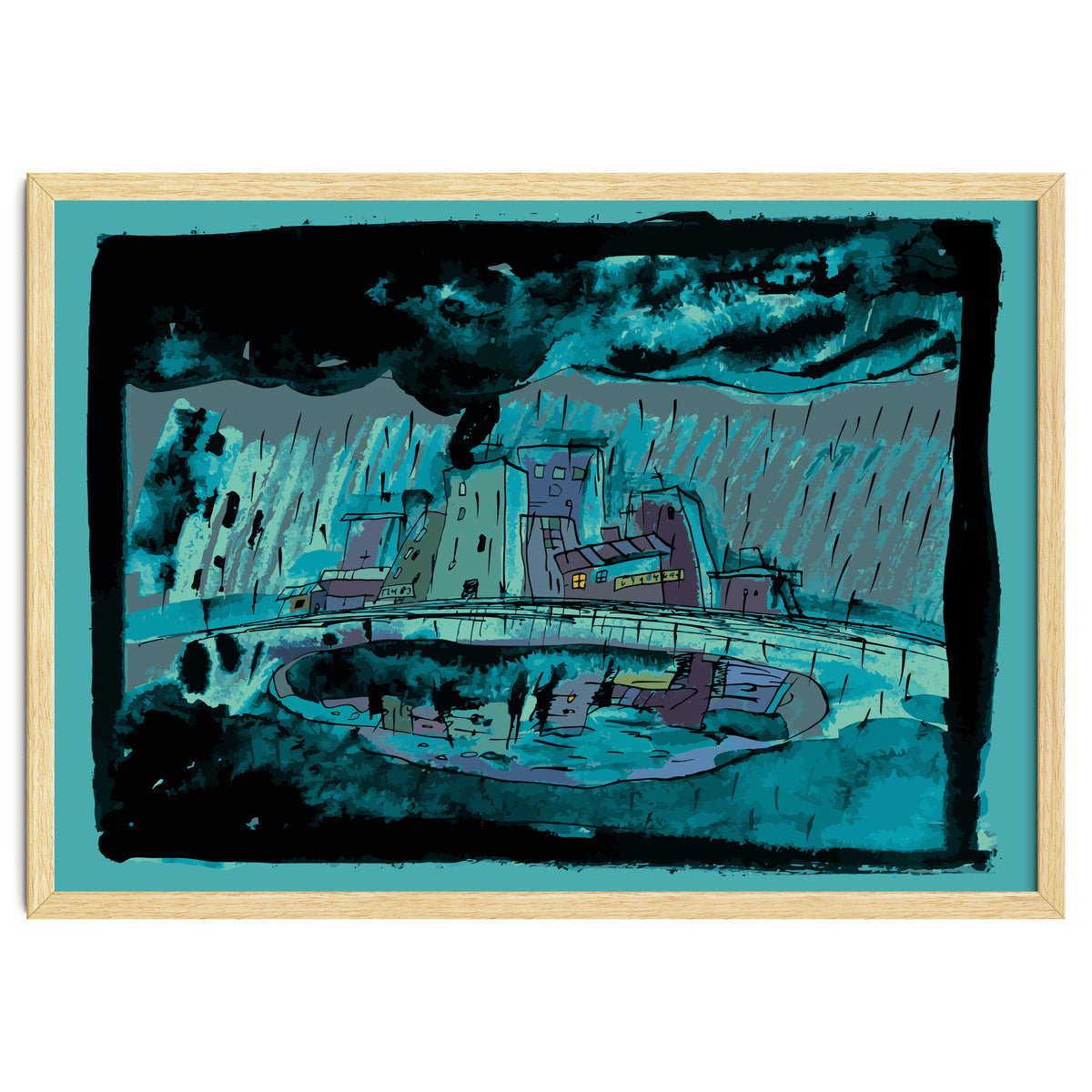 Autumn Rain in the Old City