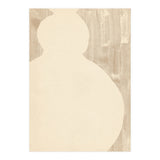 Cream tone vase silhouette (Print Only) thumbnail