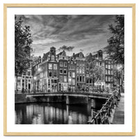 AMSTERDAM Idyllic impression from Singel | Monochrome