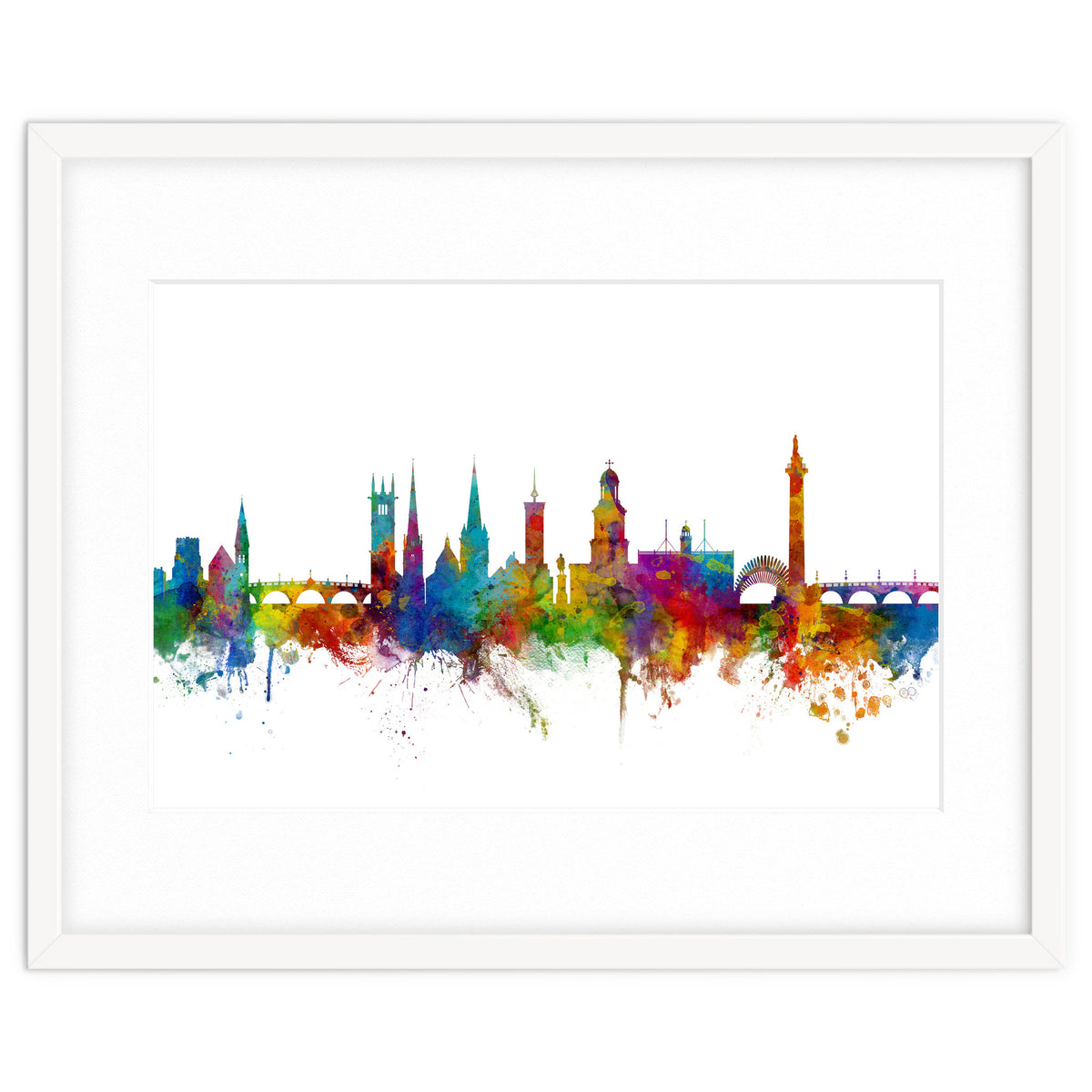 Shrewsbury England Skyline