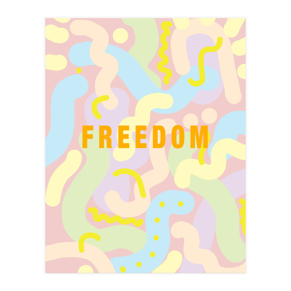 Freedom Swirl Pastel (Print Only)