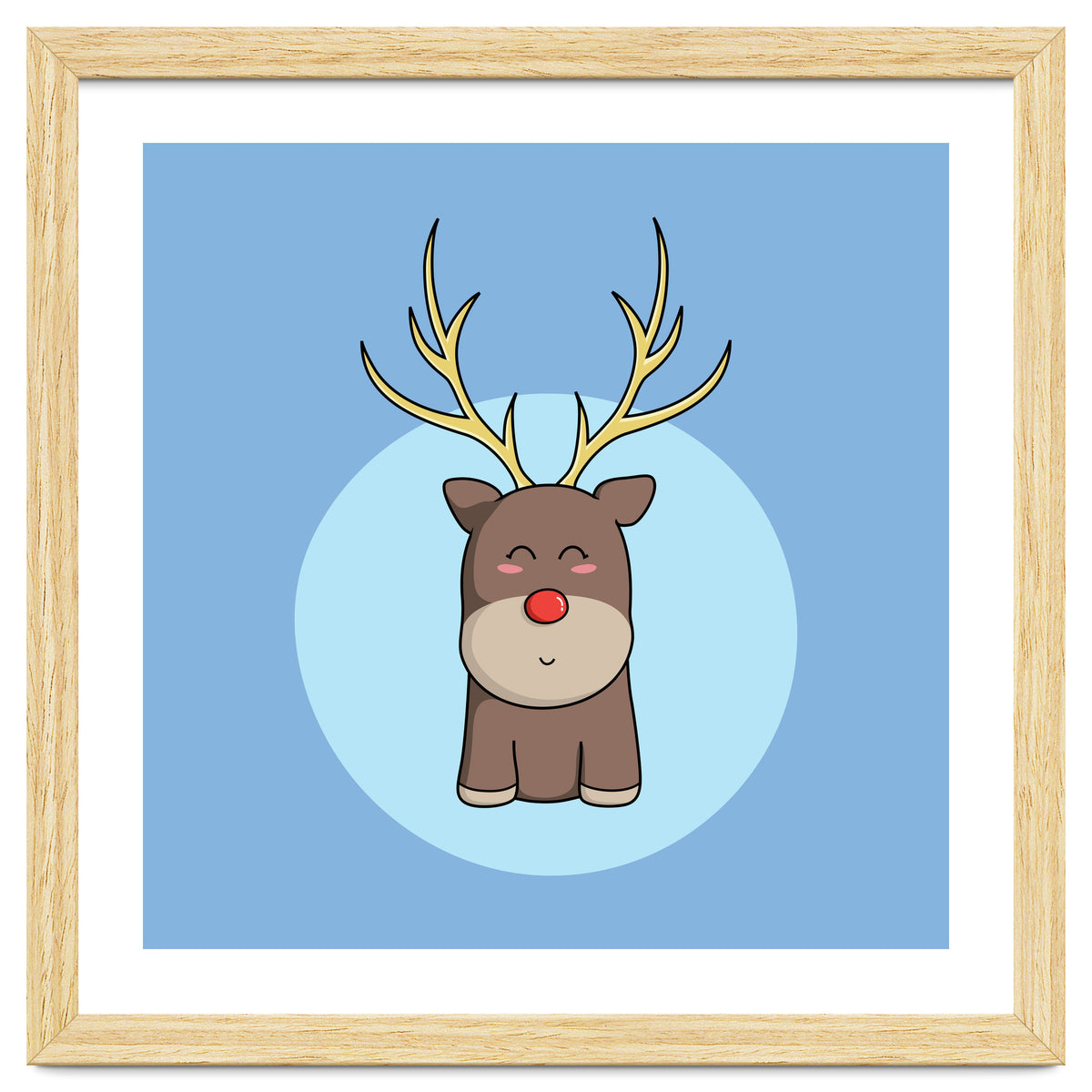 Kawaii Cute Christmas Reindeer
