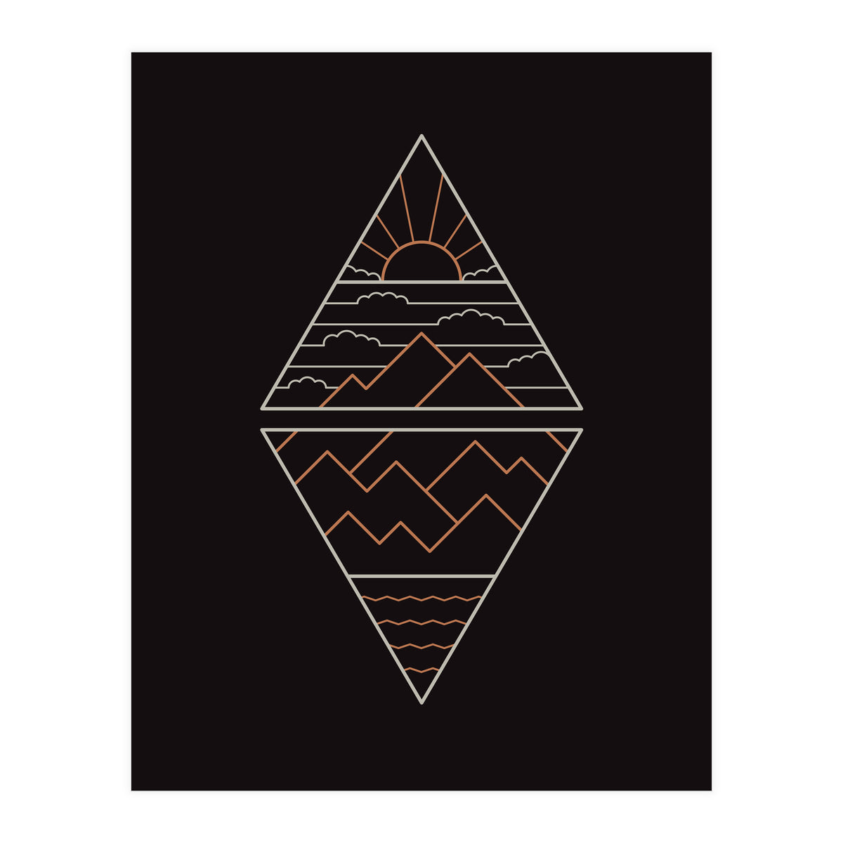 Earth, Air, Fire & Water (Print Only)