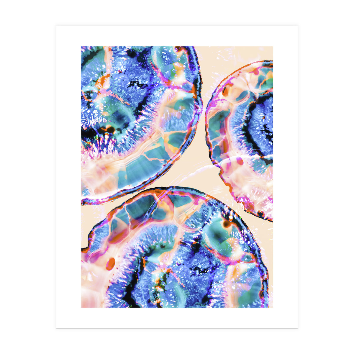 Abstract Agate Painting (Print Only)