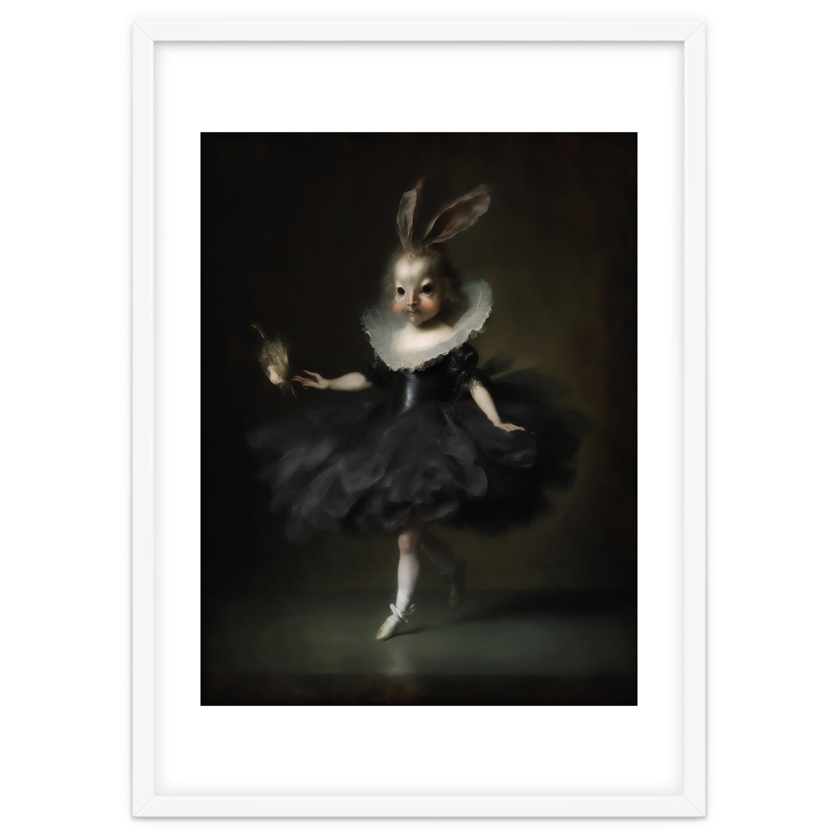 Gothic Hare-Girl Hybrid Ballerina