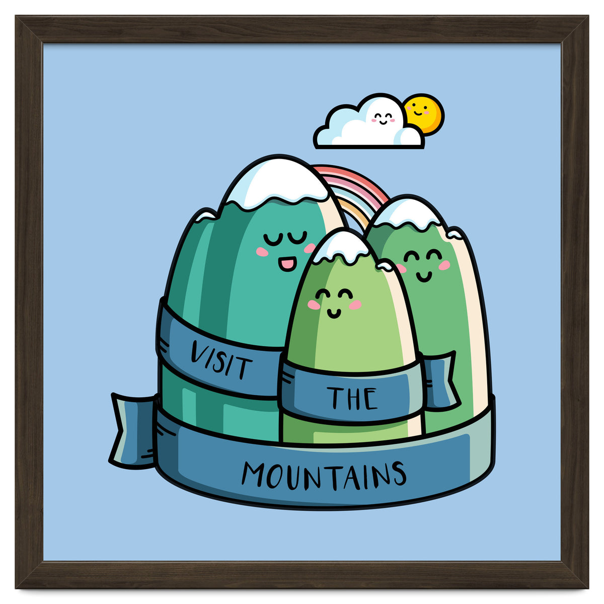 Kawaii Cute Visit the mountains