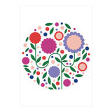 happy colorful flowers (Print Only) thumbnail