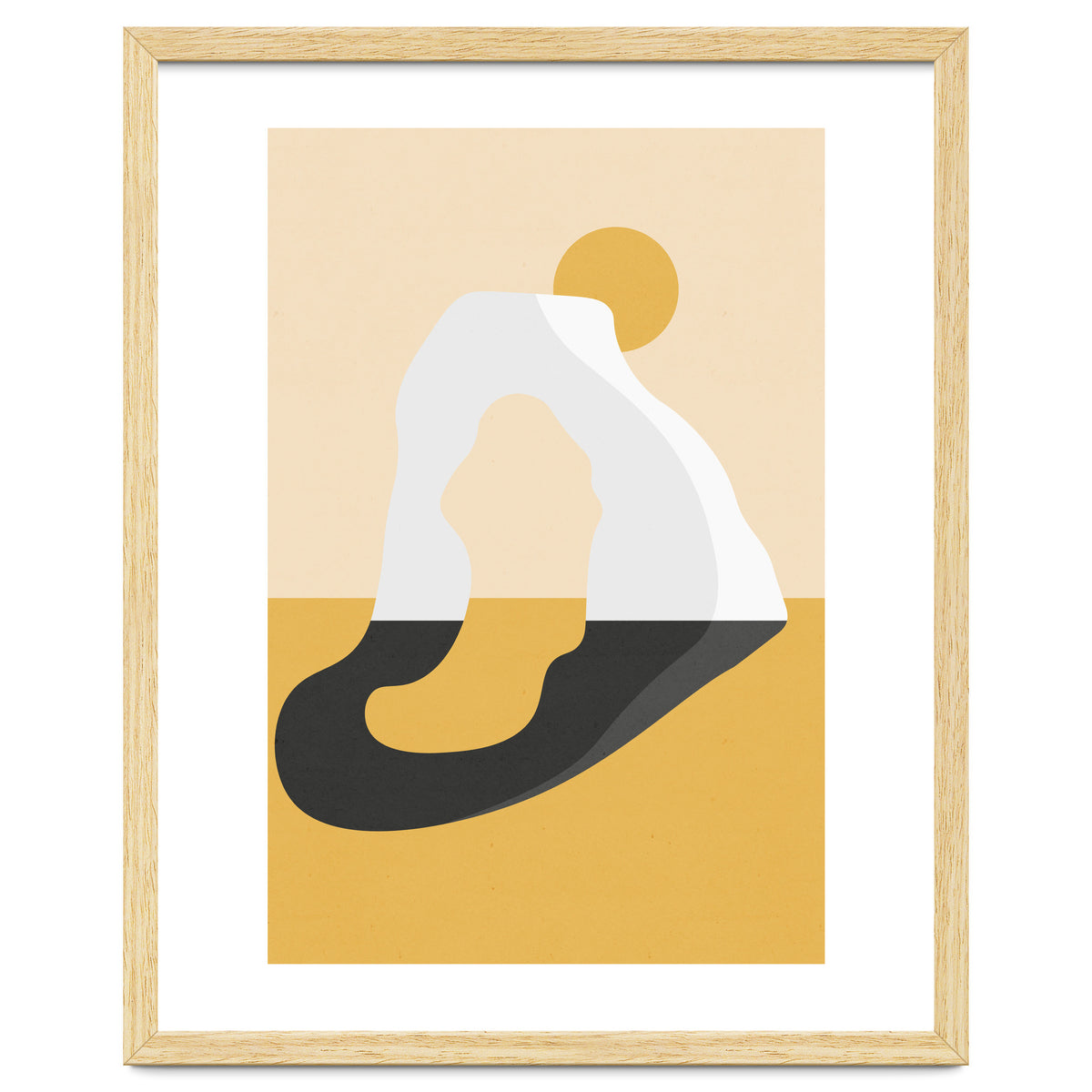 Abstract Arch - Golden Desert