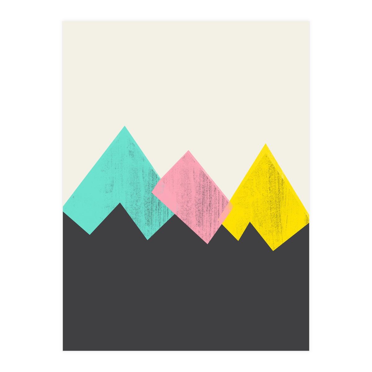 Pastel Mountains III (Print Only)
