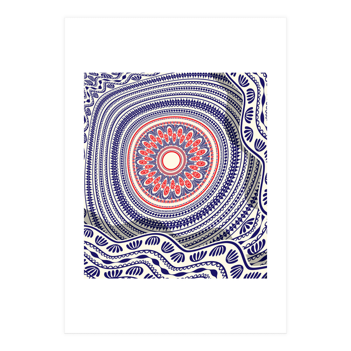 Romanian embroidery background 17 (Print Only)