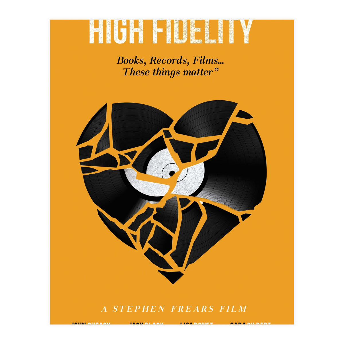 High Fidelity movie poster (Print Only)