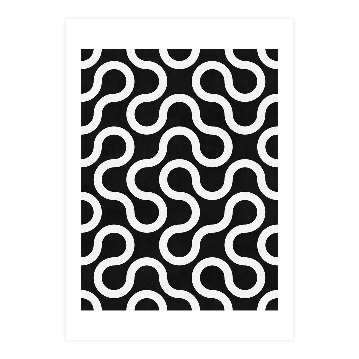 My Favorite Geometric Patterns No.36 - Black (Print Only)