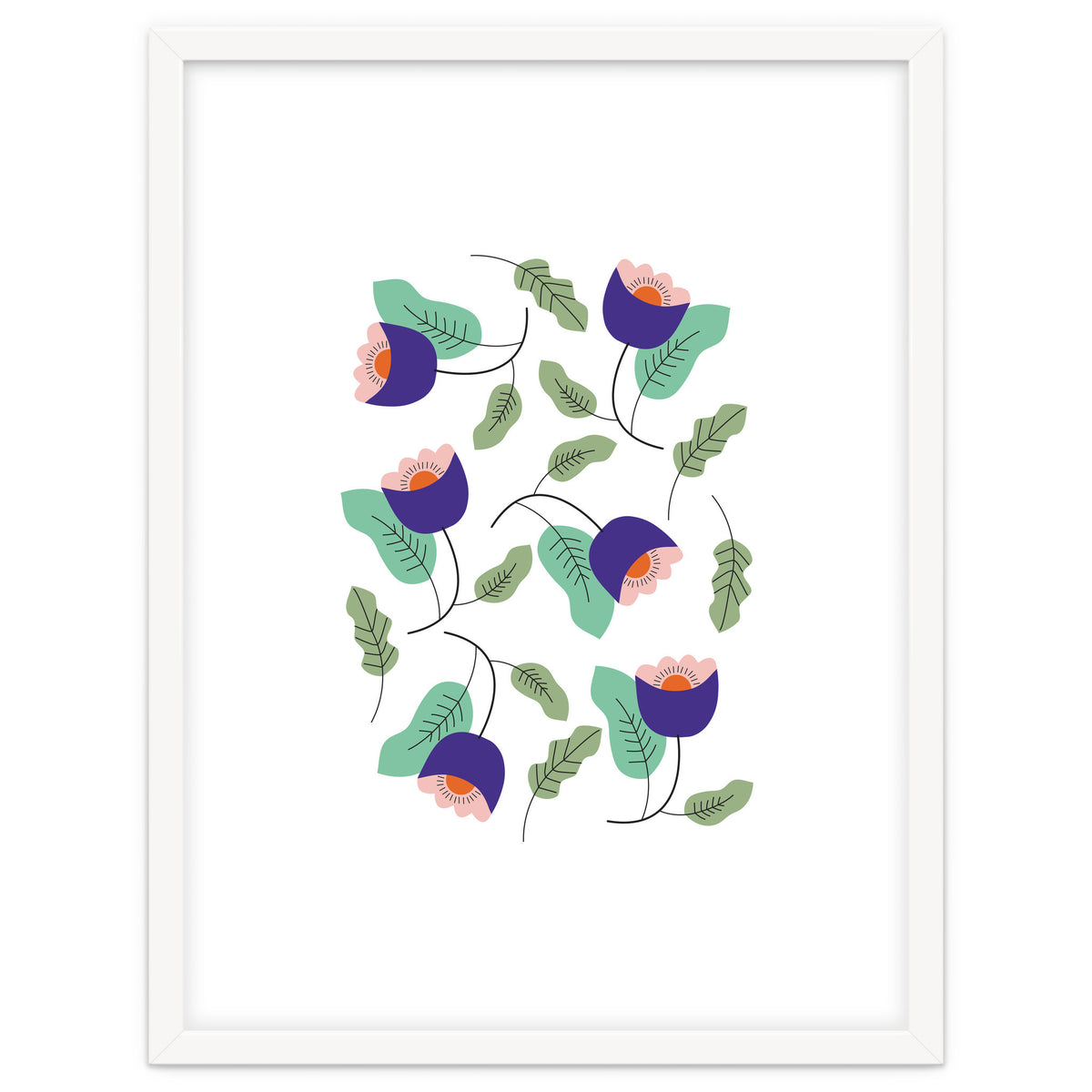 Shine And Rise Flowers Rgb