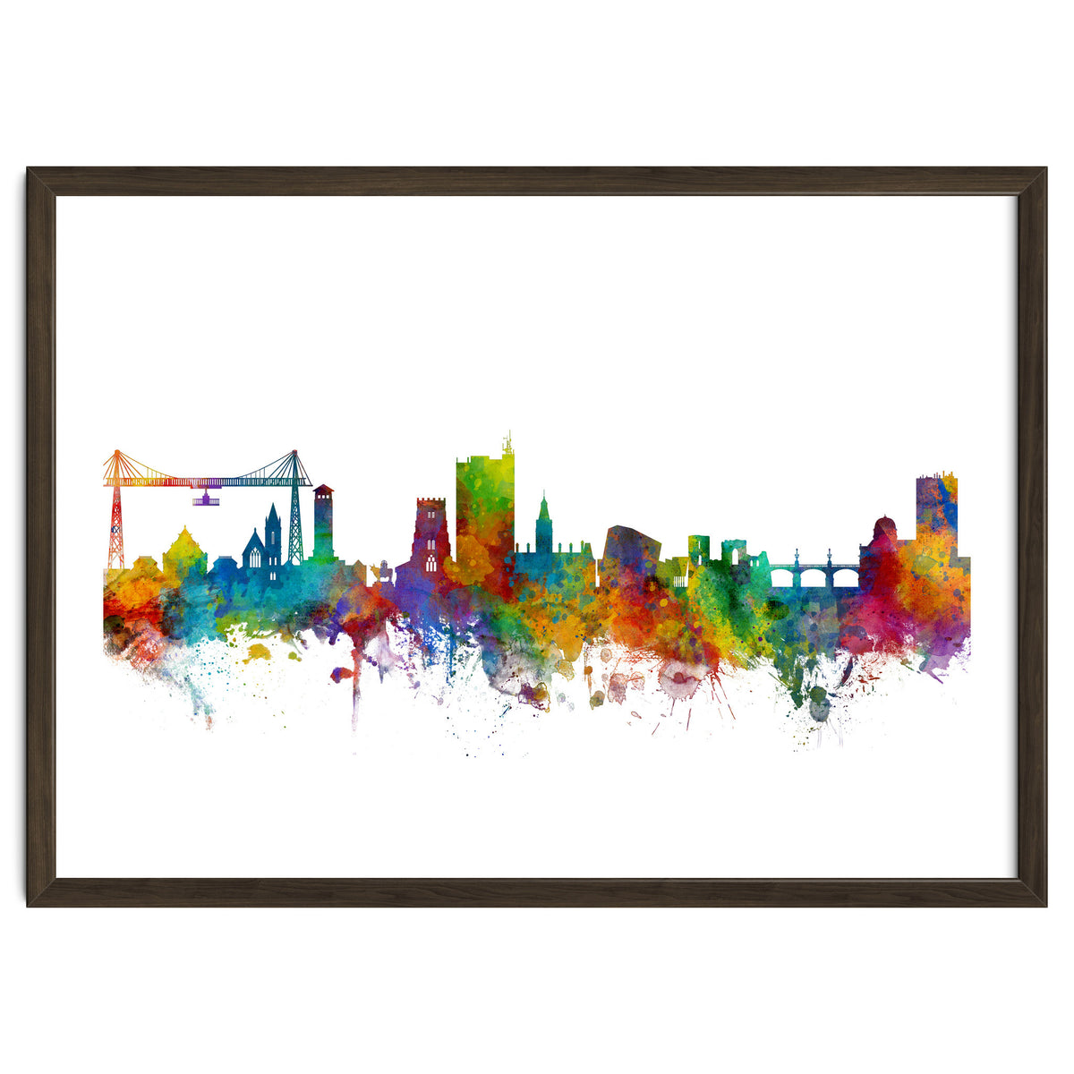 Newport Wales Skyline