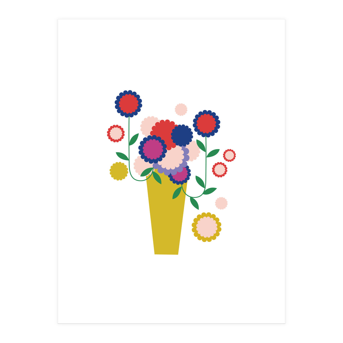 My Vase 1 Rgb White (Print Only)