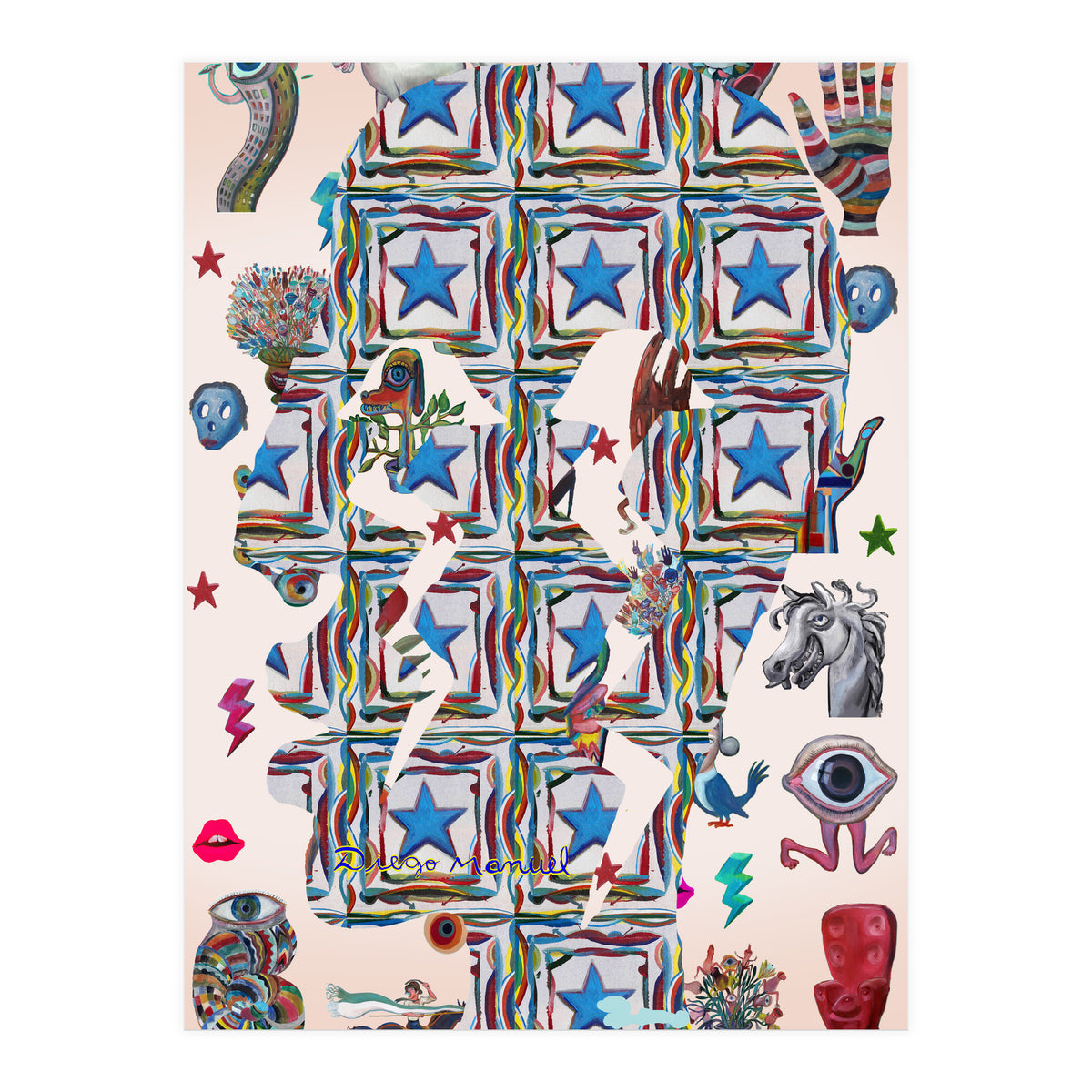 Perfil Con Rayos B 9 (Print Only)