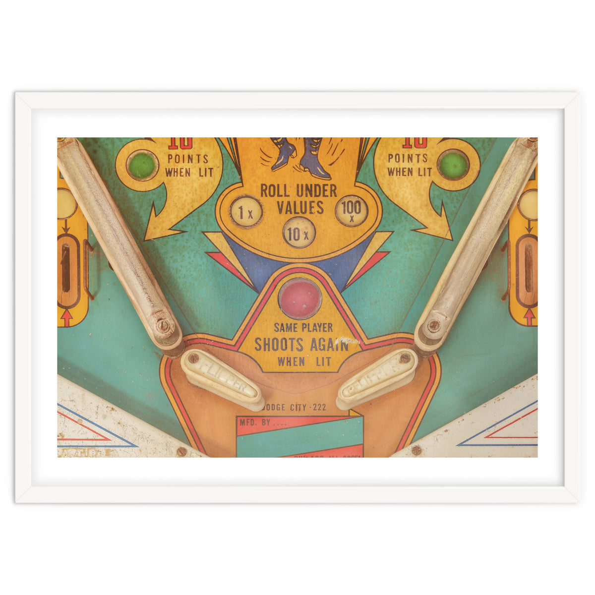 The vintage Pinball Machine