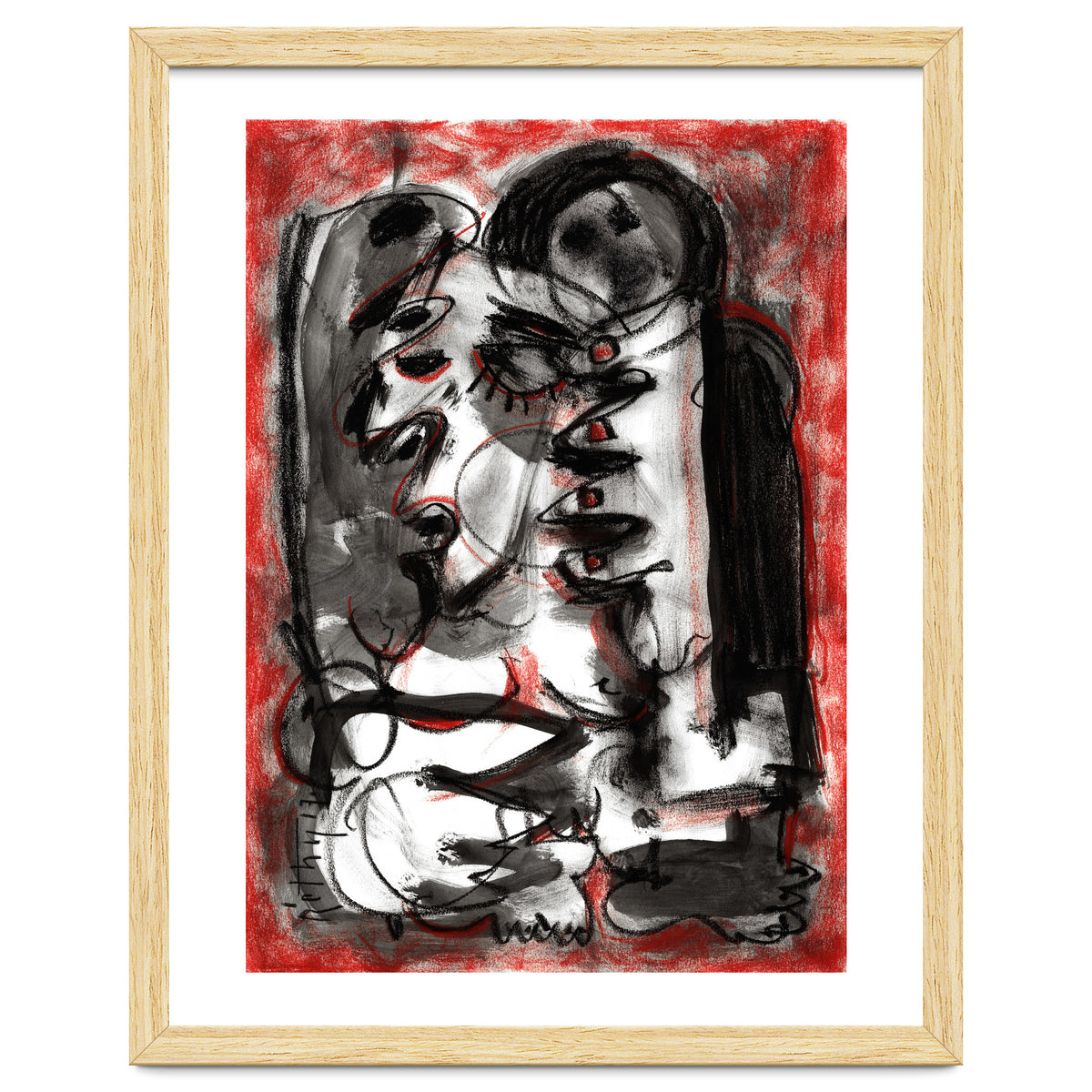 Shame - white background