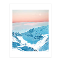 Snow & Blush Horizon (Print Only)