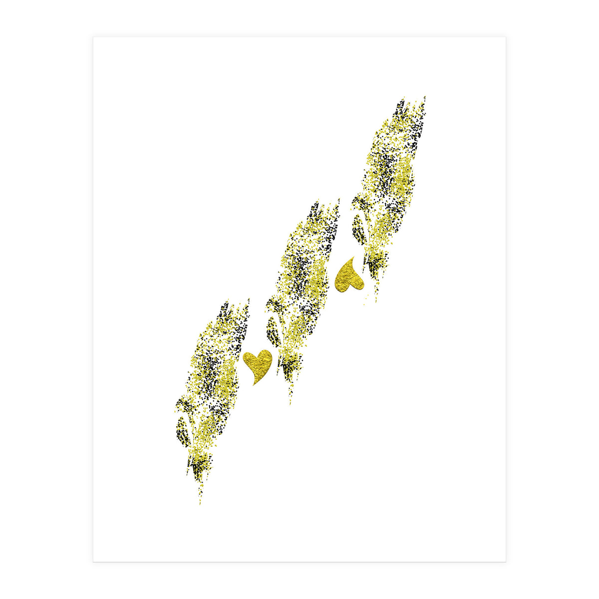 Golden Hearts (Print Only)