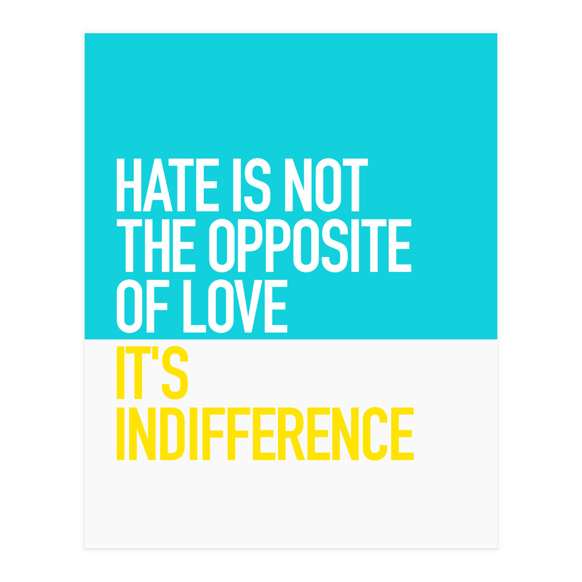 OPPOSITE OF LOVE (Print Only)