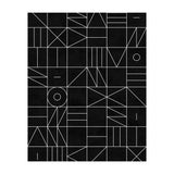 My Favorite Geometric Patterns No.9 - Black (Print Only) thumbnail