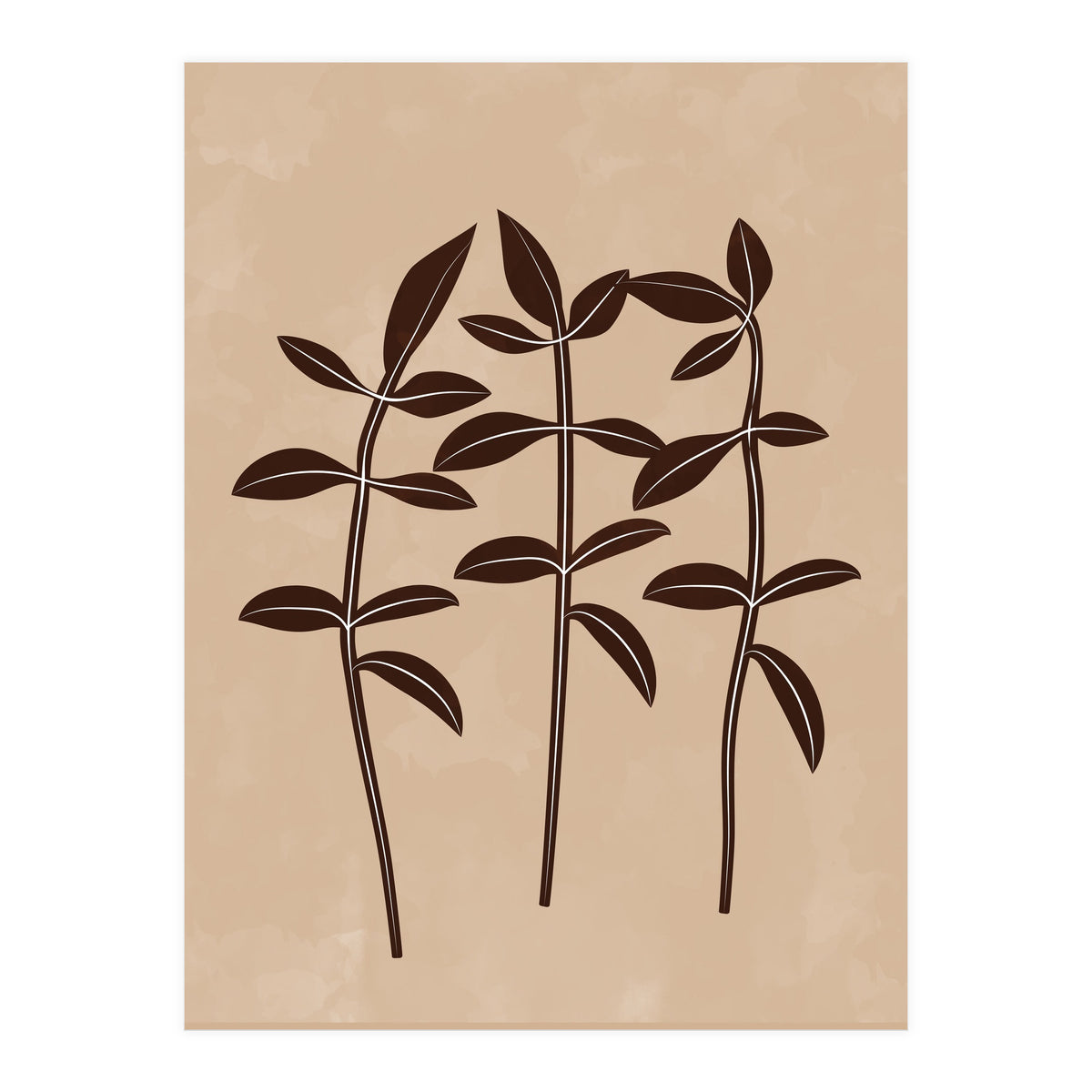 Boho Botanical Leaves (Print Only)